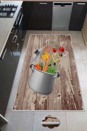 Conceptum Alfombra Multicolor 80 x 50 cm con Impresión 3D